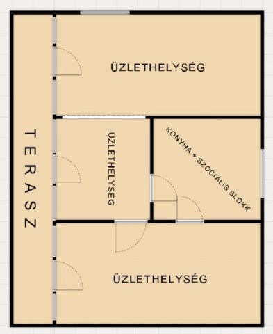 Eladó üzlethelyiség, Százhalombattán 60 M Ft, 3 szobás