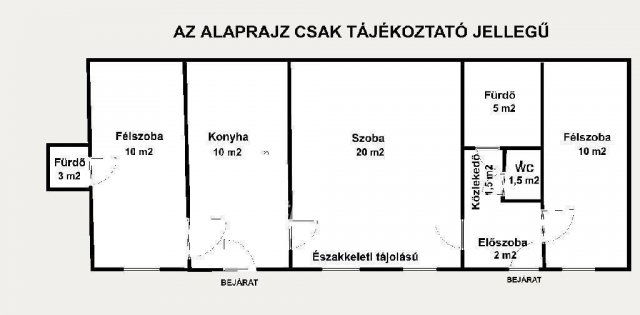 Eladó téglalakás, Budapesten, VIII. kerületben 79.5 M Ft
