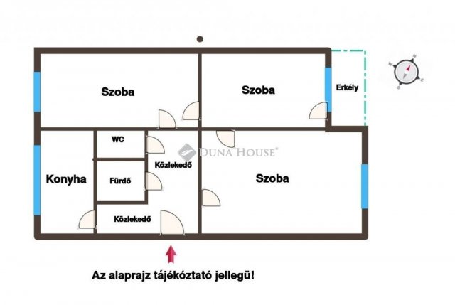 Eladó panellakás, Budapesten, XIII. kerületben 75 M Ft, 3 szobás