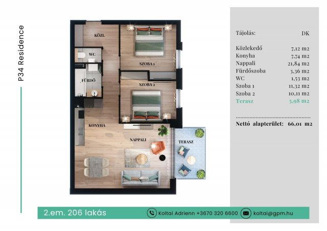 Eladó téglalakás, VII. kerületben, Péterfy Sándor utcában