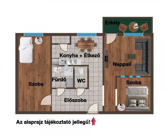Eladó panellakás, Lábatlanon, Petőfi Sándor utcában 27.5 M Ft