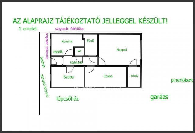 Eladó panellakás, Debrecenben 63.9 M Ft, 1+2 szobás