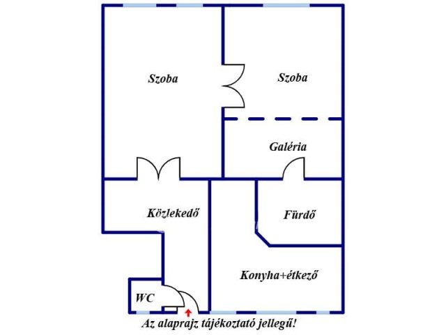 Kiadó téglalakás, albérlet, Szegeden 250 E Ft / hó, 2 szobás