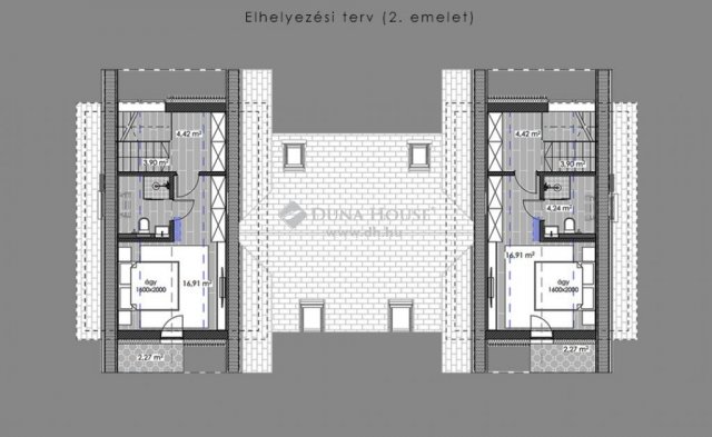 Eladó ikerház, Budapesten, II. kerületben 299.5 M Ft, 4 szobás