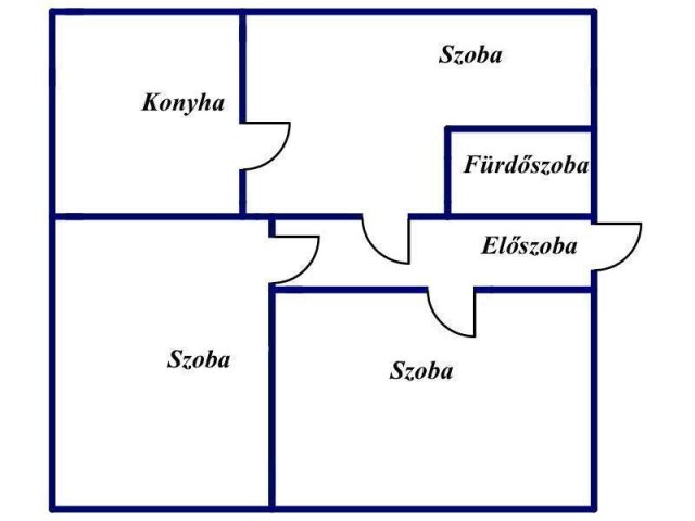 Eladó családi ház, Pécsett 60 M Ft, 3 szobás