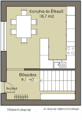 Eladó családi ház, Dunaharasztin 64.9 M Ft, 2 szobás