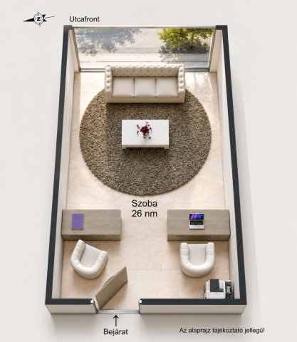 Eladó téglalakás, Budapesten, XIII. kerületben 34.9 M Ft