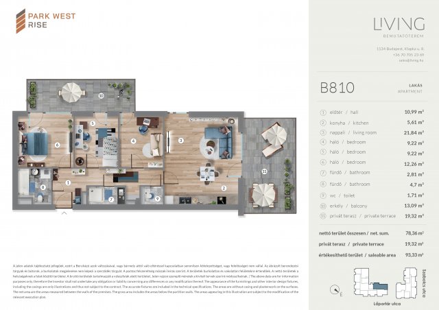 Eladó téglalakás, Budapesten, XIII. kerületben, Szabolcs utcában