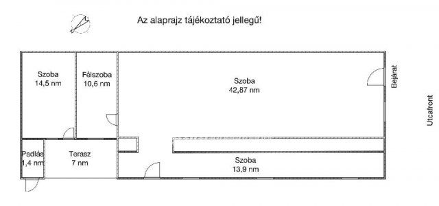 Eladó családi ház, Sokorópátkán 9.99 M Ft, 2+1 szobás