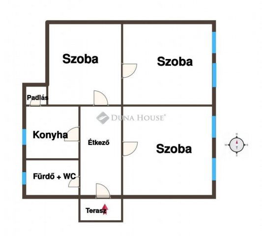 Eladó családi ház, Tiszaalpáron 16.5 M Ft, 3 szobás