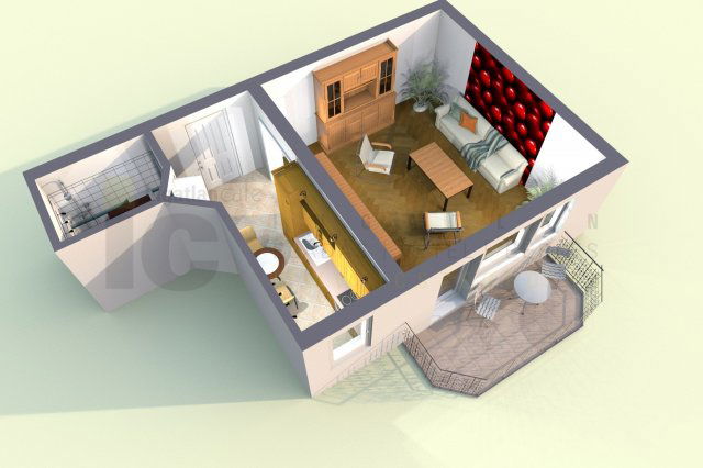 Eladó téglalakás, Szegeden 54 M Ft, 1 szobás