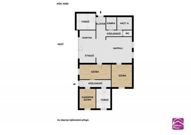 Kiadó téglalakás, albérlet, Érden 400 E Ft / hó, 4 szobás