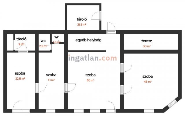 Eladó üzlethelyiség, Túrkevén 29 M Ft, 5 szobás