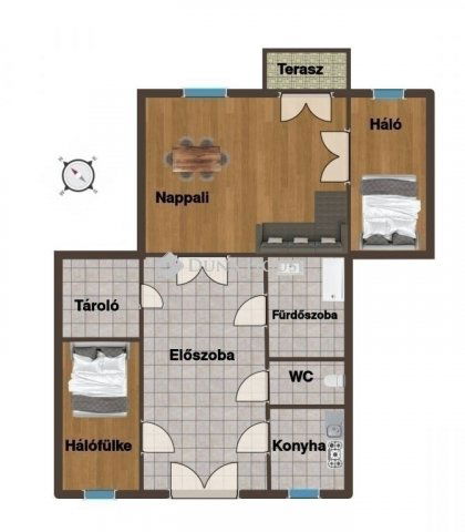 Eladó téglalakás, Budapesten, VI. kerületben 99 M Ft, 2+1 szobás