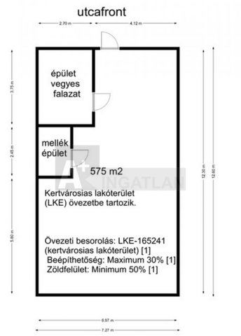 Eladó telek, Szegeden 47 M Ft / költözzbe.hu