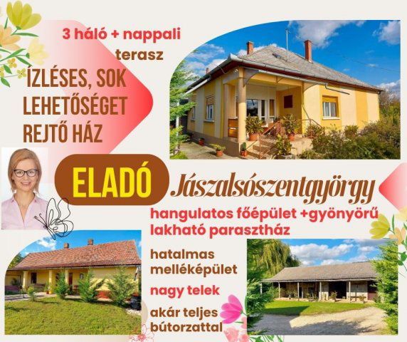 Eladó családi ház, Jászalsószentgyörgyon 46.5 M Ft, 3+1 szobás