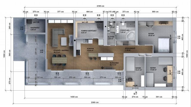 Eladó családi ház, Mecséren 60 M Ft, 4 szobás