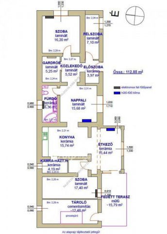Eladó családi ház, Tiszafüreden 55 M Ft, 2+1 szobás