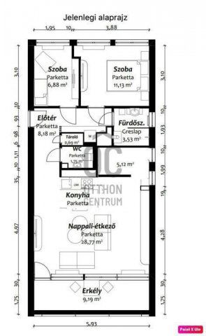 Eladó téglalakás, Budapesten, II. kerületben 94.9 M Ft, 3 szobás