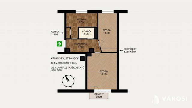 Eladó téglalakás, Szegeden 49.9 M Ft, 2 szobás