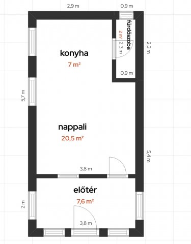 Eladó nyaraló, Isaszegen 17.9 M Ft, 1 szobás