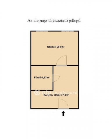 Eladó téglalakás, Budapesten, VIII. kerületben 48 M Ft, 1 szobás