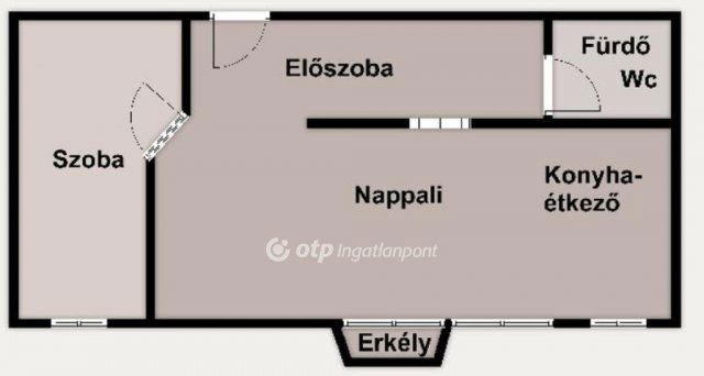 Eladó téglalakás, Debrecenben 63.5 M Ft, 1+1 szobás