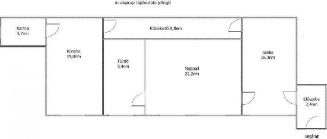 Eladó téglalakás, Budapesten, VI. kerületben 94.9 M Ft, 2 szobás