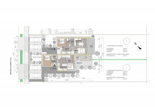 Eladó ikerház, Dunaharasztin 148.99 M Ft, 4+1 szobás