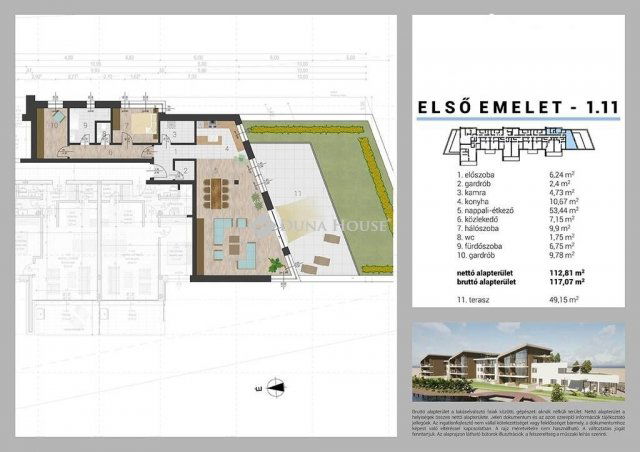 Eladó téglalakás, Ráckevén 185.745 M Ft, 2 szobás