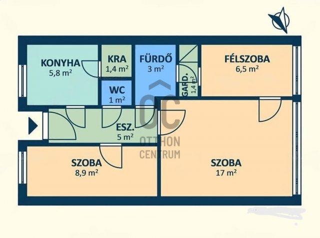 Eladó téglalakás, Budapesten, XI. kerületben 96.9 M Ft, 3 szobás