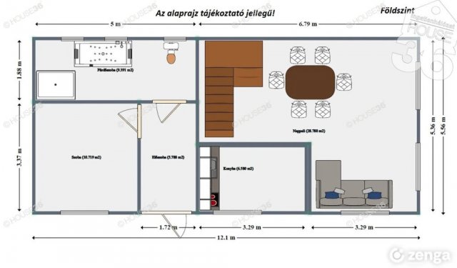 Eladó családi ház, Kecskeméten 66.9 M Ft, 4 szobás