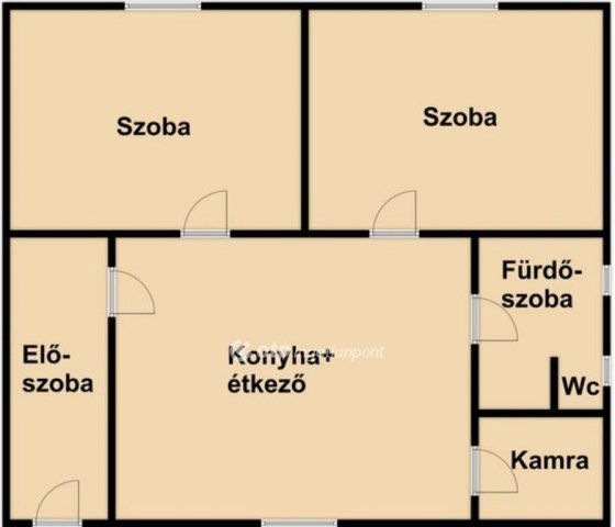 Eladó családi ház, Hajdúbagoson 33.999 M Ft, 2 szobás