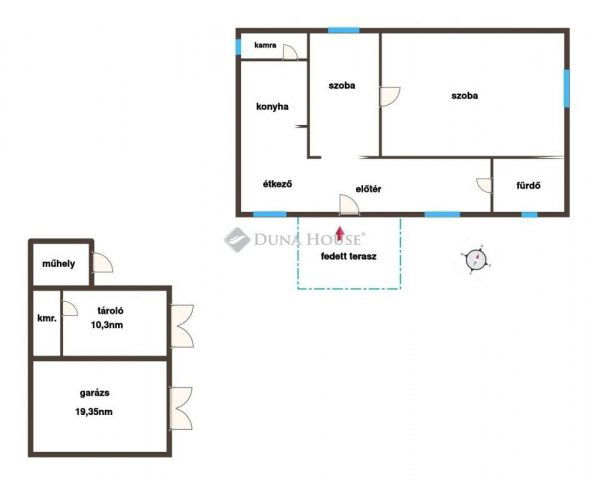 Eladó családi ház, Öcsödön 6.99 M Ft, 2 szobás
