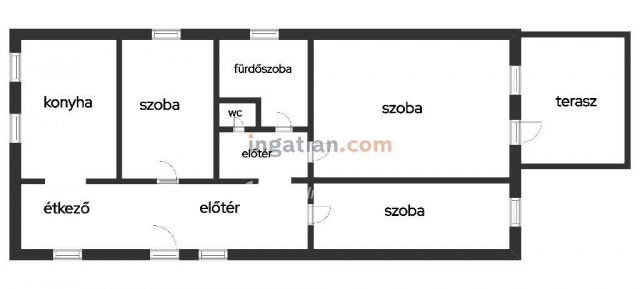 Eladó családi ház, Szolnokon 69 M Ft, 3 szobás