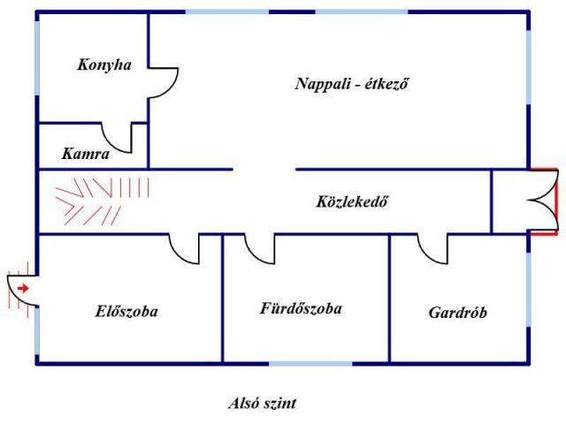 Eladó családi ház, Sándorfalván 89.9 M Ft, 5 szobás