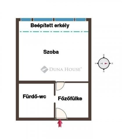 Eladó téglalakás, Pécsett 29.9 M Ft, 1 szobás