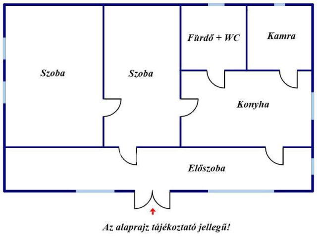 Eladó családi ház, Kunszentmártonban 7.55 M Ft, 2 szobás