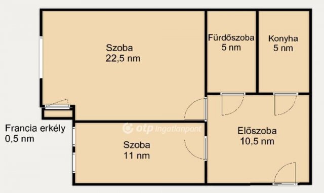 Eladó téglalakás, Budapesten, VII. kerületben 69 M Ft, 2 szobás