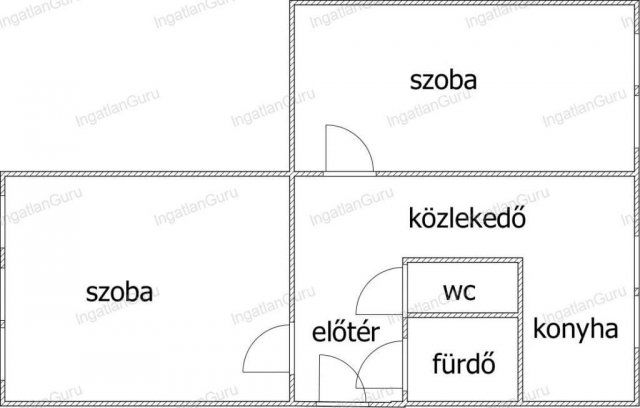 Eladó panellakás, Kecskeméten 44.5 M Ft, 2 szobás