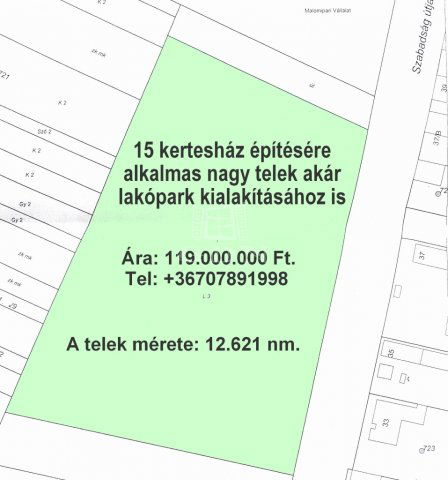 Eladó telek, Hajdúnánáson 119 M Ft / költözzbe.hu