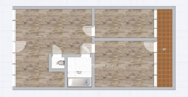 Eladó téglalakás, Egerben 79 M Ft, 2 szobás