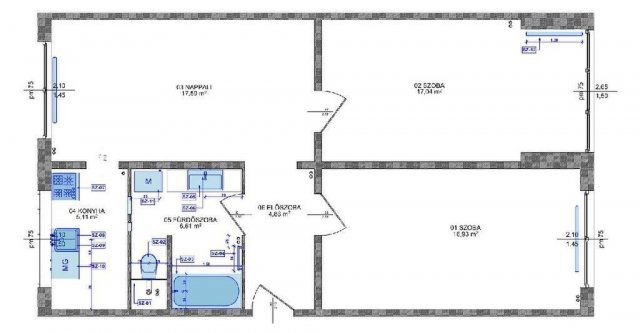 Eladó panellakás, Budapesten, III. kerületben 93 M Ft, 3 szobás
