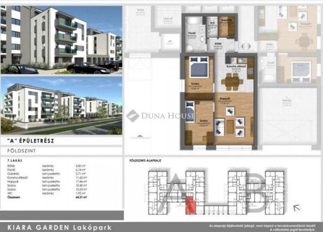 Eladó téglalakás, Szombathelyen 61.9 M Ft, 3 szobás