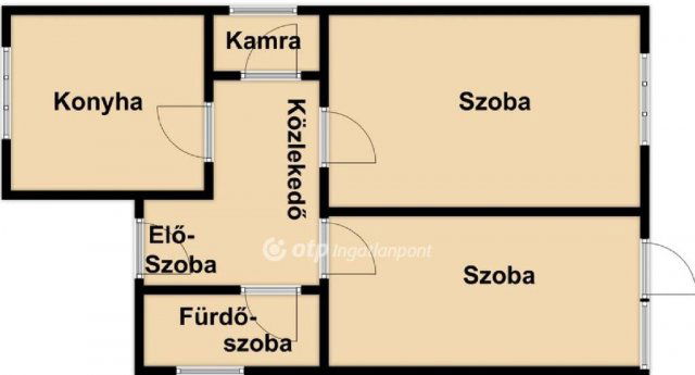 Eladó családi ház, Debrecenben 38.5 M Ft, 2 szobás
