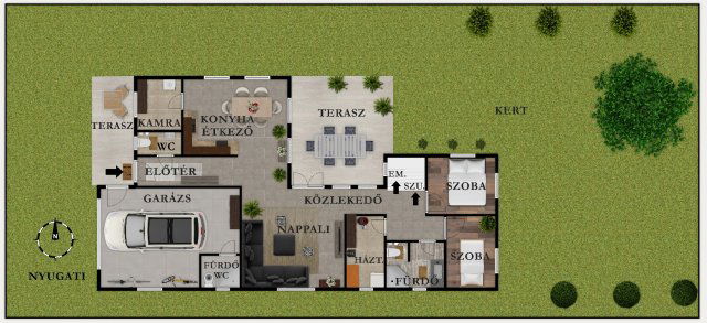 Eladó családi ház, Budapesten, XVII. kerületben, Enying utcában