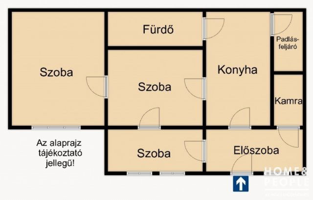 Eladó családi ház, Földeákon 30 M Ft, 4 szobás