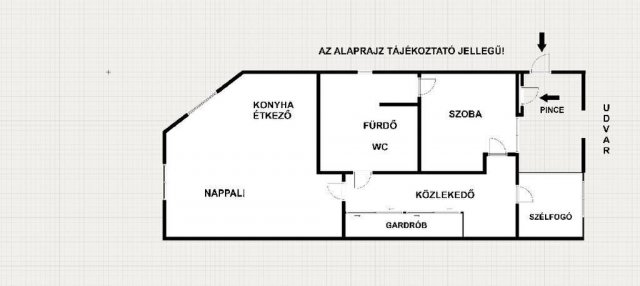Eladó téglalakás, Cegléden 44.9 M Ft, 1 szobás