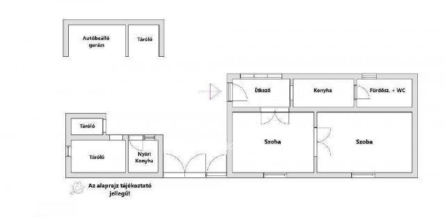 Eladó családi ház, Kisteleken 29.99 M Ft, 2 szobás