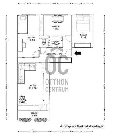 Eladó panellakás, Budapesten, XXI. kerületben 54.9 M Ft, 3 szobás